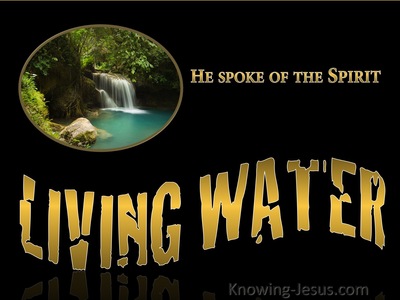 John 7:39 Living Water (gold)